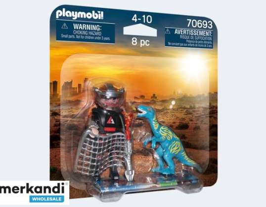 PLAYMOBIL® 70693   Playmobil Duo Pack Velociraptor vs. Plünderer