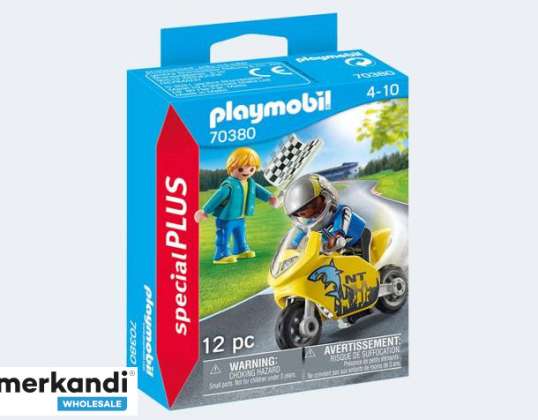 PLAYMOBIL® 70380 meninos com bicicleta de corrida