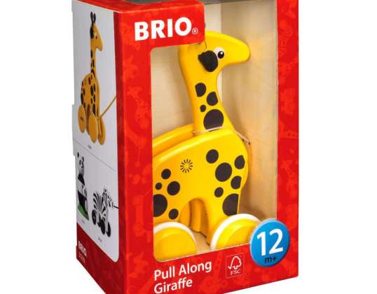 BRIO 30200 Traukiama žirafa