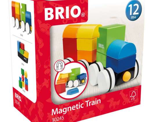 BRIO 30245 магнитен дървен влак