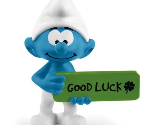 Schleich 20829 Smurf Good Luck Figurine