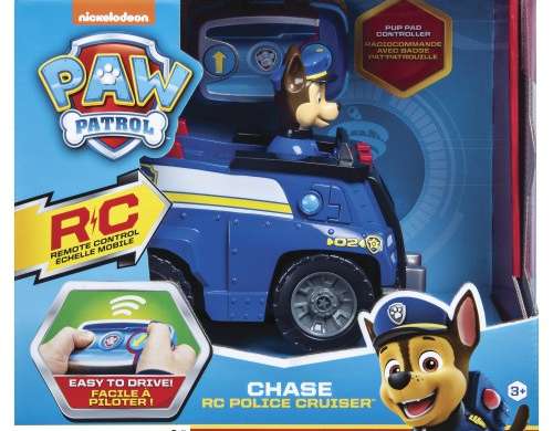 Spin Master 27865 Paw Patrol Chase with Auto and Remote Control