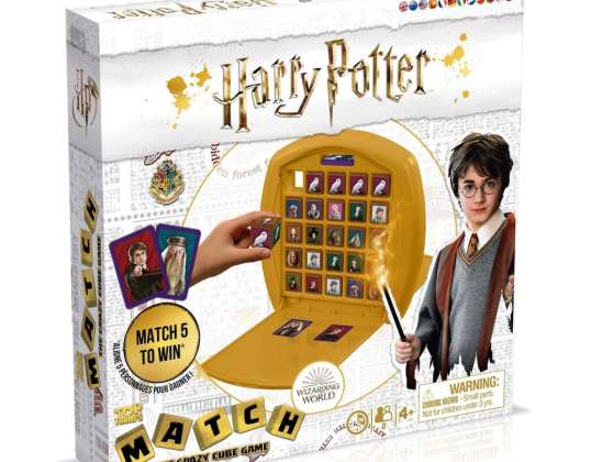 Winning Moves 38034 Match: Harry Potter White Style Dice Game