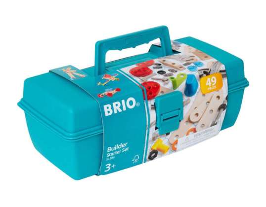BRIO 34586 statybininko dėžutė 48 tlg.