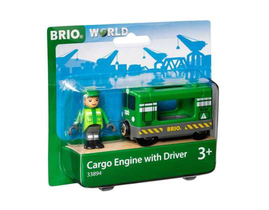BRIO 33894 freight locomotive with driver
