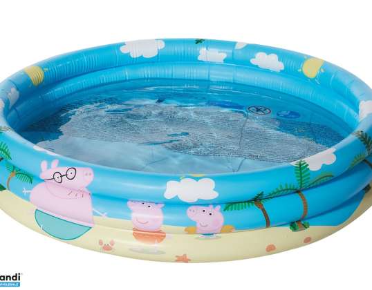 Oameni fericiți 16260 Peppa Pig 3 Ring Pool ca. 100x23 cm