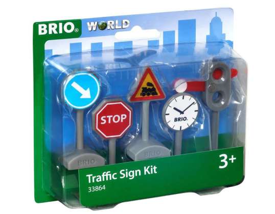 BRIO 33864 Traffic Sign Set