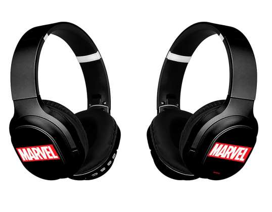 Juhtmevabad Stero kõrvaklapid mikro Marvel 001 Marvel Blackiga