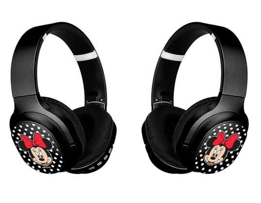Trådløse Stero-hovedtelefoner med micro Minnie 001 Disney Black