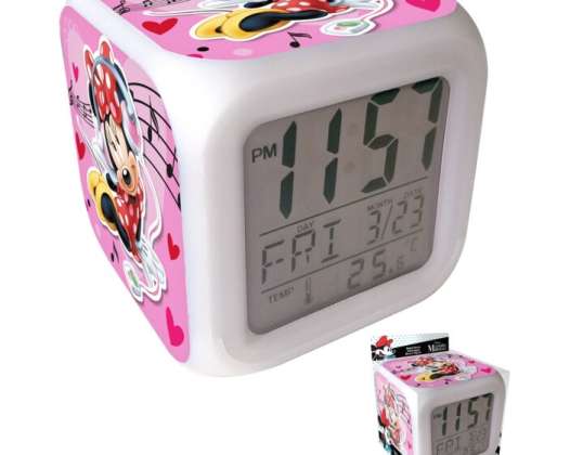Disney Minnie Mouse Digital Clock with Alarm
