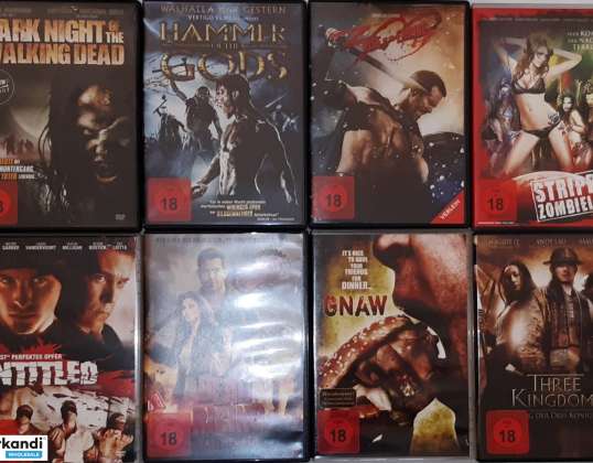 DVDs usados a partir da resolução da coleção misturada pelo FSK 18