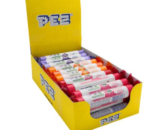 PEZ dextrose roll 30 pieces in display mixed carton