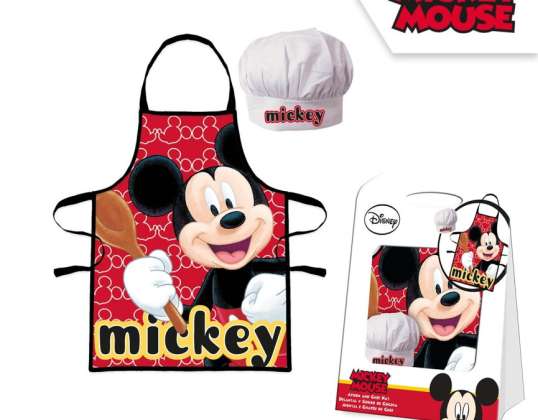 Disney Mickey Mouse   Kochschürze   Hut