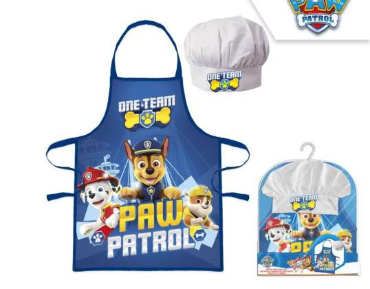 Paw Patrol Ποδιά Μαγειρικής Καπέλο