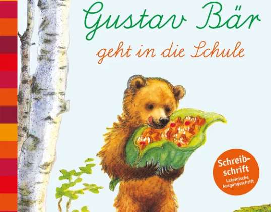 L’ours du livre. Michels Gustav Bär, lecteur pour la première fois en 1ère année, va à l’école SS