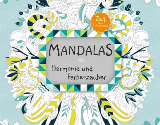 Time to relax. Mandala's harmony and colors