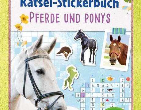 Deike  Mein großes Rätsel Stickerbuch. Pferde und Ponys