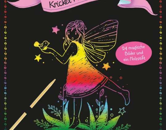 Mans skaistākais Krickel Kratz krāsu panelis Manas skaistākās Krickel Kratz krāsošanas spilventiņu fejas un