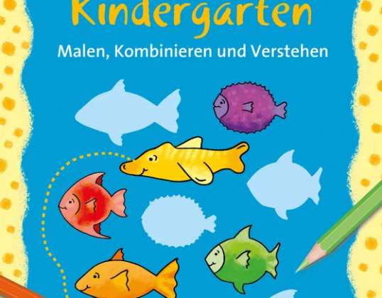 Beschäftigungs Block Kindergarten    Mein Lern  und Übungsblock KiGa  Malen  Kombinie
