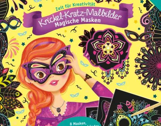 Krickel Scratch Coloring Pictures Krickel Scratch Coloring Pictures. Magic masks