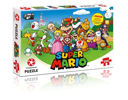 Winning Moves 29476 Super Mario and Friends 500 Pieces Puzzle