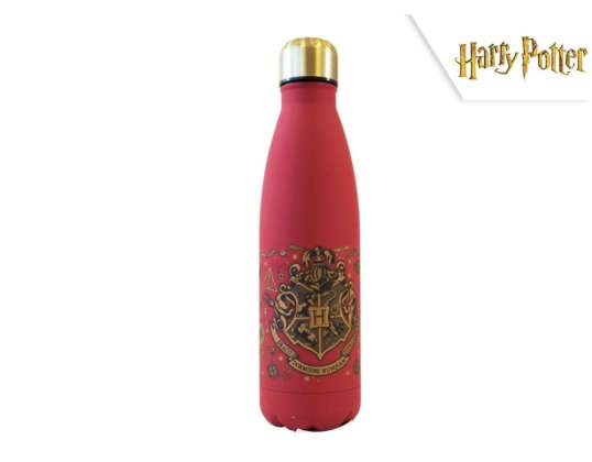 Harry Potter Edelstahl Trinkflaschen rot/guld 500ml / Rustfrit stål Flaske rød/guld
