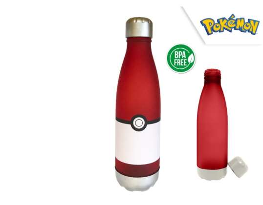 Pokémon kulacs Poké Ball 650 ml / Soft Touch palack piros