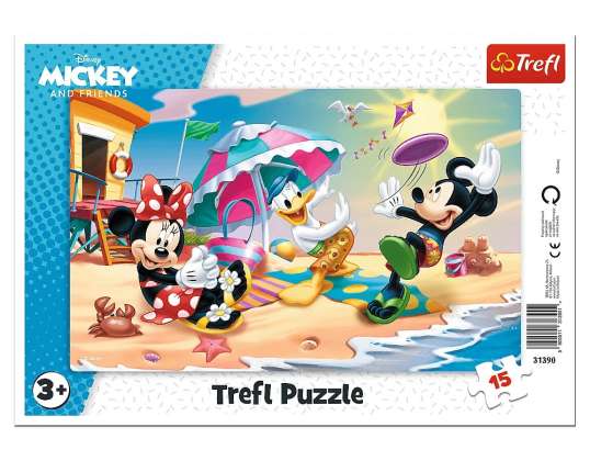 Disney Mickey Mouse e Amigos Puzzle 15 peças
