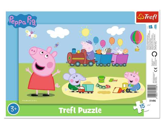 Peppa Pig   Rahmen Puzzle 15 Teile