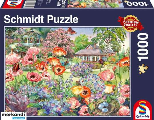 Blooming Garden 1000 pièces Puzzle