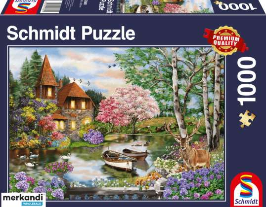 Haus am See   1000 Teile Puzzle