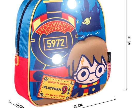 Гарри Поттер 3D рюкзак с подсветкой 31 см