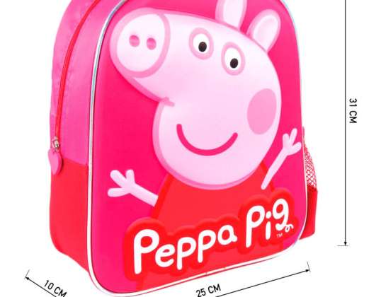 Peppa Domuz 3D Sırt Çantası 31cm