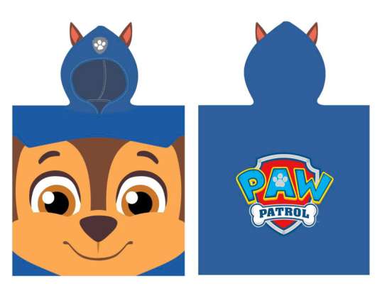 Paw Patrol microfiber poncho towel