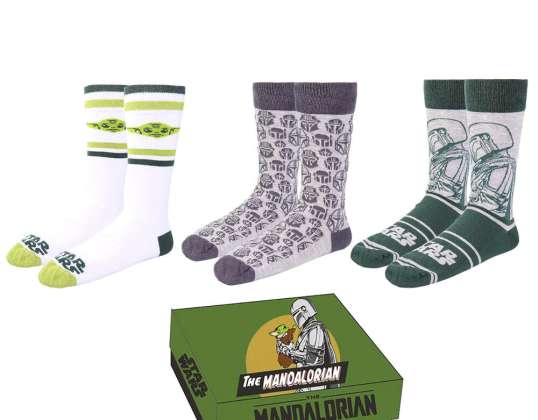 Star Wars: The Mandalorian 3 Pack Chaussettes