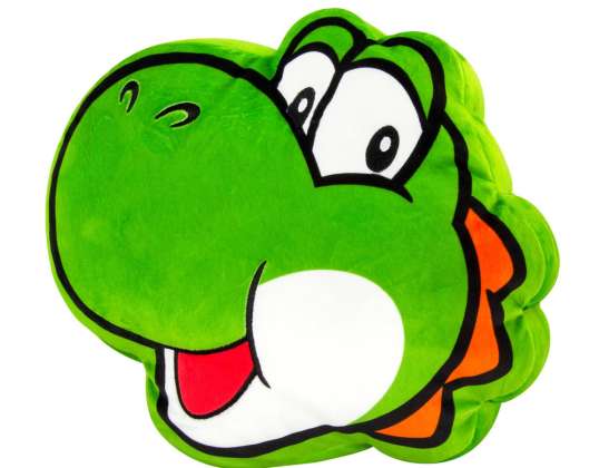 Nintendo Plysch Yoshi Kudde för huvudplysch 40 cm