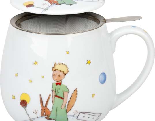 Le Petit Prince Secret fr.  Mug / cup with colander and lid 420 ml