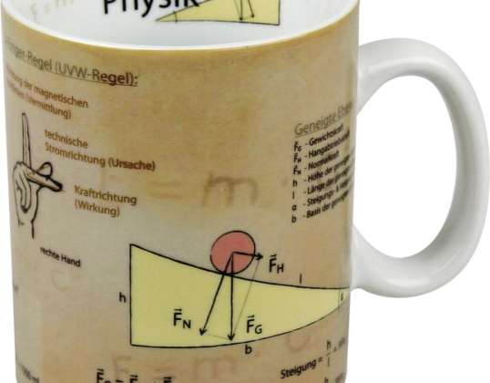 Wissensbecher Physik dt.  Mug / tasse 490 ml