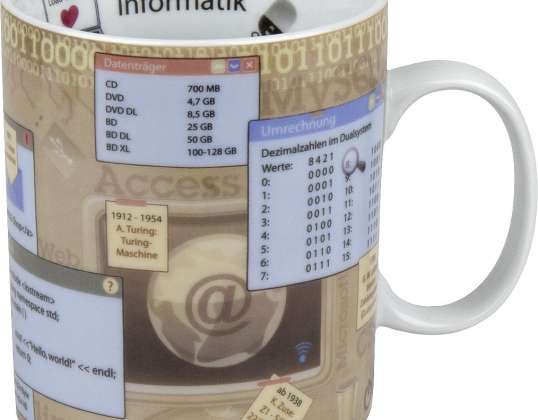 Wissensbecher Informatik dt.  Mug / cup 490 ml
