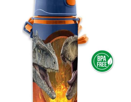 Jurassic World Aluminium Water Bottle 600 ml