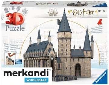 Harijs Poters: Cūkkārpas pils 3D puzle 540 gabali