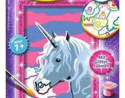Unicorn painting by numbers