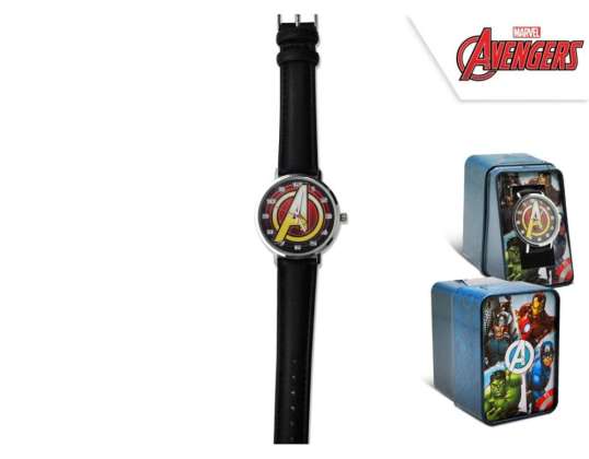 Marvel Avengers rokas pulkstenis dāvanu kastē