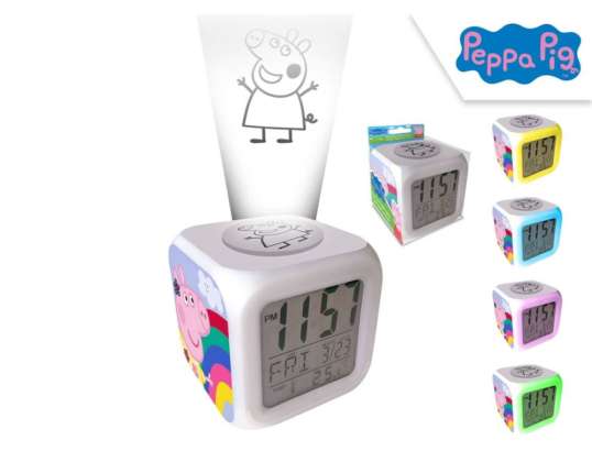 Peppa Pig digitālais pulkstenis ar modinātāju