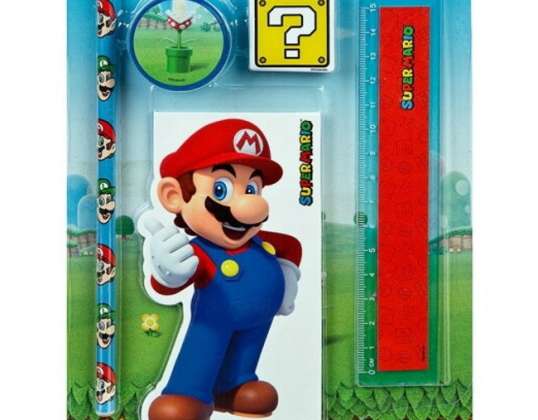Nintendo Super Mario Writing Set 5 piezas