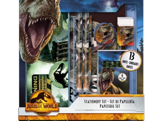 Set de scriere Jurassic World 13 piese