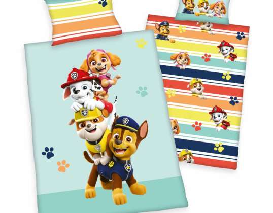 Paw Patrol beddengoed flanel 40 x 60 / 100 x 135 cm "Made in Green"