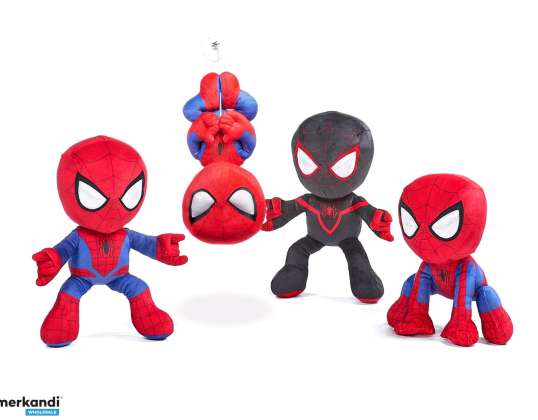 Marvel Spiderman Plyšové figúrky Sortiment 5 zadok 25 30cm