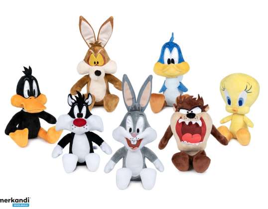 Figurines en peluche Looney Tunes assortiment 7 ass. 38cm