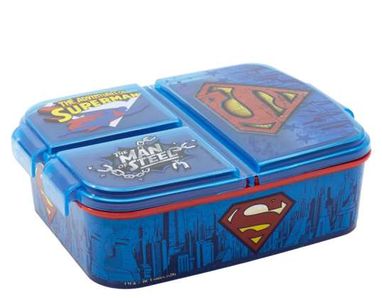 DC Comic: Superman Bread Box with 3 Compartments